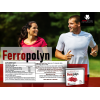 FERROPOLYN DIETARY SUPPLEMENT ( VITAMIN C + IRON AS FERROUS BISGLYCINATE + FOLIC ACID + VITAMIN B12 ) 30 HARD GELATIN CAPSULES
